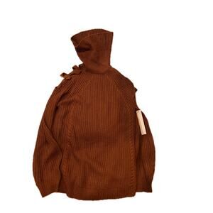 Crave Fame Rust Colored TurtleNeck Sweater Womans Medium NWT